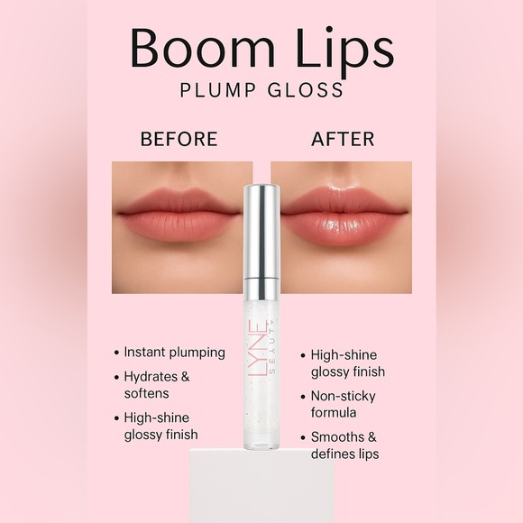 Boom Lips Plump Gloss — LYNE BEAUTY 💋✨ - Picture 9 of 9